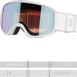 Salomon Aksium 20 S Fotochromic Skibril, snowboardbril, uniseks, uitstekende pasvorm en comfort, duurzaamheid en automatisch geoptimaliseerd zicht, wit, zonder maat