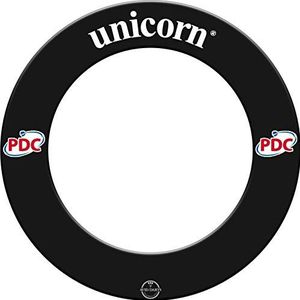 Unicorn Dartboard Backboard Surround | Striker | Lichtgewicht Spuitgegoten EVA Plastic | Geen bevestigingen nodig | Zwart