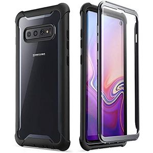 i-Blason Ares Series Ontworpen voor Samsung Galaxy S10 Case Full Body Rugged Clear Bumper Case met Ingebouwde Screen Protector voor Galaxy S10 2019 Niet compatibel met vingerafdruksensor (zwart)