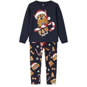 Paw Patrol - Kerst Pyjama - Jersey - Lange Mouwen - Pyjamaset