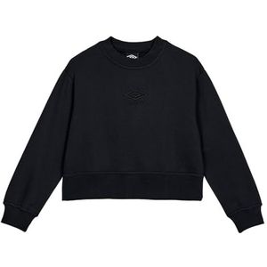 Umbro Core Womens Boxy Sweatshirt Zwart/Zwart