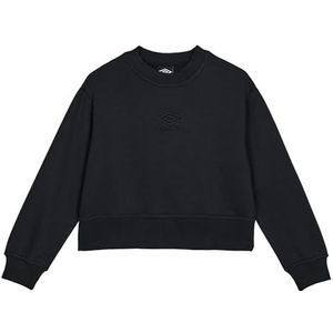 Umbro Core Womens Boxy Sweatshirt Zwart/Zwart
