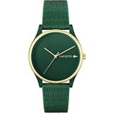 Lacoste Vrouwen analoog quartz horloge met siliconen band 2001247, Groen