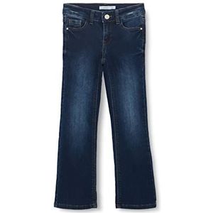NAME IT Nkfpolly Dnmtai Bootcut Pant jeansbroek voor meisjes, donkerblauw (dark blue denim), 116 cm