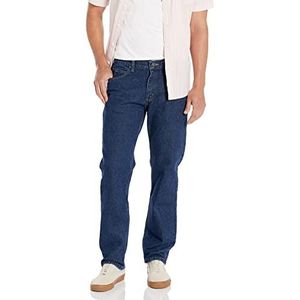 Lee heren Jeans Regular fit jeans met rechte pijpen met rechte pijpen, Donkere steen, 42W / 36L