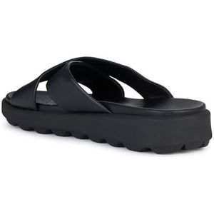 Geox Jongens U Spherica Ec6 B Slide sandalen, zwart, 39 EU