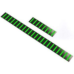 RRP ProGuard Rear Stickers - Neon Green spatbord, zwart, één maat