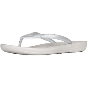 Fitflop Ergonomische teenslippers voor dames, Zilver, 36 EU