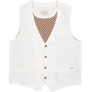 GIANNI LUPO heren vest, Wit, XS