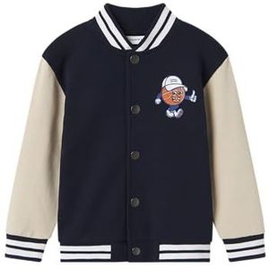 NAME IT Jongens Nmmkane Ls Nreg Sweat Card Unb, navy blazer, 116