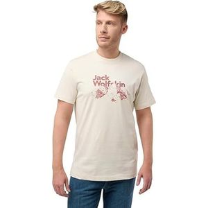 Jack Wolfskin Bergblick T-shirt voor heren, Intense Rust, S
