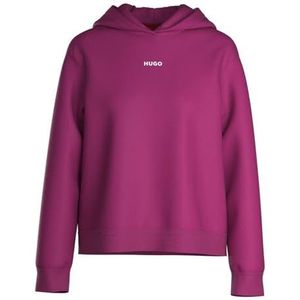 HUGO Shuffle_Hoodie LOUNGEW_Sweatshirt voor dames, Dark Pink652, XXL