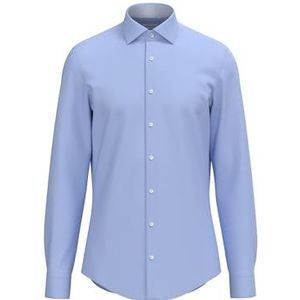 Seidensticker 845559, shaped fit lange mouwen businesshemd, 37, lichtblauw, 37
