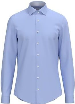 Seidensticker 845559, shaped fit lange mouwen businesshemd, 37, lichtblauw, 37