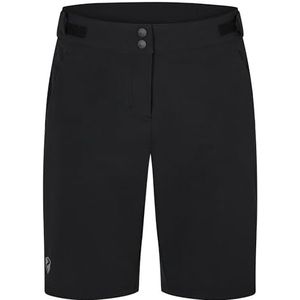 Ziener Dames Nilsa X-Function fietsshorts met binnenbroek - mountainbike/outdoor/vrije tijd - ademend, sneldrogend, gevoerd, zwart, 48
