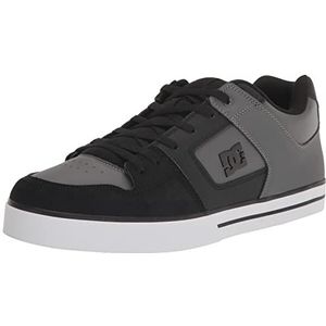 DC Pure sneakers voor heren, Black Pirate Black, medium, zwart/grijs/grijs, 38.5 EU