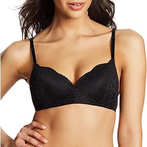 Maidenform Pure Comfort niet-voorgevormde strapless bh zonder beugel zwart