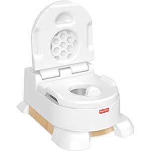 Fisher-Price Luxe 4-in-1 Potje – moderne zindelijkheidstraining voor baby's en peuters met opstapje en afneembare toiletbril, HBX68