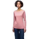 Street One - Lanea - Dames Basic Shirt - Roze - Lange Mouwen