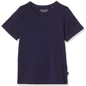 MINYMO Meisjesblouse met korte mouwen in aangename kwaliteit T-shirt, blauw (dark navy 778), 152 cm