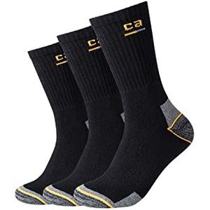 Camano Unisex Crew Online Work Socks 9p, zwart, 47/49 EU