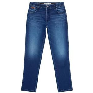 Wrangler Texas Slim Jeans voor heren, Blue Jam, 30W x 34L