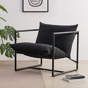 Zinus ADA schommelstoel, bouclé, 82 cm L × 78 cm B × 89,3 cm H