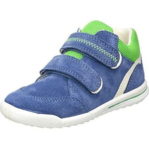 Superfit Avrile Mini Sneakers voor jongens, Blauw groen 8010, 20 EU Schmal