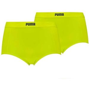 PUMA Hipster ondergoed voor dames (set van 2), groen, L