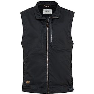 camel active Outdoor vest voor heren met opstaande kraag, donkerblauw, 68