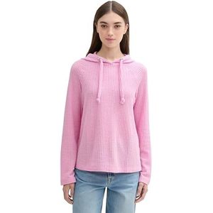 TOM TAILOR Denim Sweatshirt voor dames, 35919 - Soft Pink Melange, S