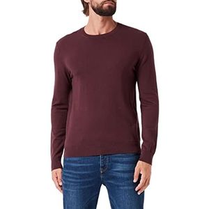 Sisley Mens L/S 10F2S1C78 Sweater, Plum Purple 1H8, L