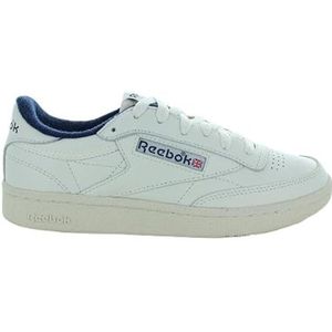 Reebok Unisex Club C 85 Vintage Sneaker, Chalk/Alabast/Vector Navy, 47 EU, Chalk Alabaster Vector Navy, 47 EU