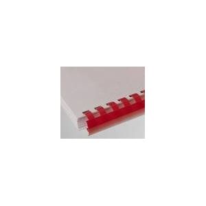 Renz Plastic binderruggen in Europese verdeling, diameter 45 mm, 24 ringen voor DIN A4, rood