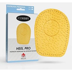 CORBBY HEEL PRO for man - leren hielsporen hakken, 40-46, beige