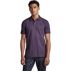 G-STAR RAW Heren Dunda Slim Polo Shirt, Purpur (Carbon Purple 5864-0013), S, Paars (carbon purple 5864-0013), S