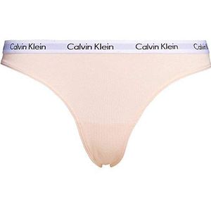 Calvin Klein Dames String Slipje, roze, XL