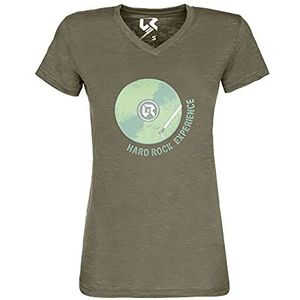 ROCK EXPERIENCE Dames POLLICINO SS T-shirt, bruin, M, Bruin, M