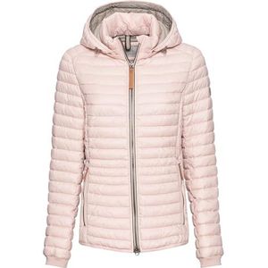 camel active Lichte gewatteerde jas met afneembare capuchon, Rosé, 40