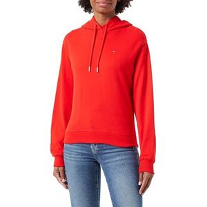 Tommy Hilfiger Pullover Hoody voor dames, Fierce Red, XL