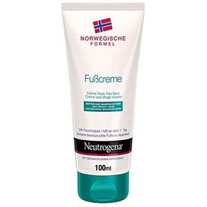 Neutrogena Noorse formule voetcrème, vochtinbrengende voetverzorging voor droge voeten, 24 uur vocht 100 ml