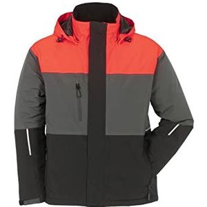 Planam 3755056 Outdoor Aviator jas, rood/grijs/zwart, maat XL