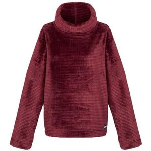 Regatta Dames Bardou II Velours sweatshirt met ronde hals, zacht aanvoelende fleece - perfect voor buiten, wandelen, kamperen en wandelen, rood, Rood, 40