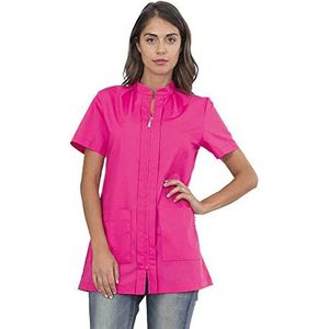 siggi Kasack ALIX professioneel gebruik, korte mouwen en ritssluiting (fuchsia, L)