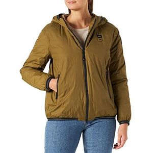 Blauer Giubbini Korte Nestrati gewatteerde jas, 717 volgroen, S voor dames