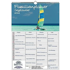 Seelenzauber Familieplanner - Zeil Magie DIN A3 Kalender Voor 2022 Zeilschepen En Zee