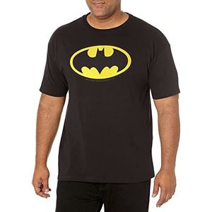 DC Comics Heren T-Shirt Batman Basic Logo zwart, L, zwart, M