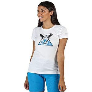 Regatta Vrouwen Fingal V' Sneldrogende Actieve Korte Mouw met Grafische Print T-Shirts/Polo's/Vesten