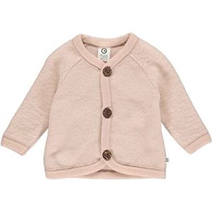 Müsli by Green Cotton Baby Girls Woolly Fleece Jacket, Spa Rose, 56/62, Spa Rose, 56/62 cm