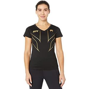 Venum Dames T-shirt, zwart/goud, L